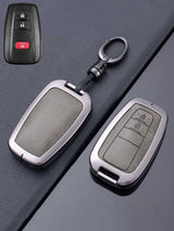 Toyota Key Genuine Leather & Metal Frame