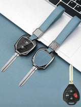 Toyota Key Genuine Leather & Metal Frame