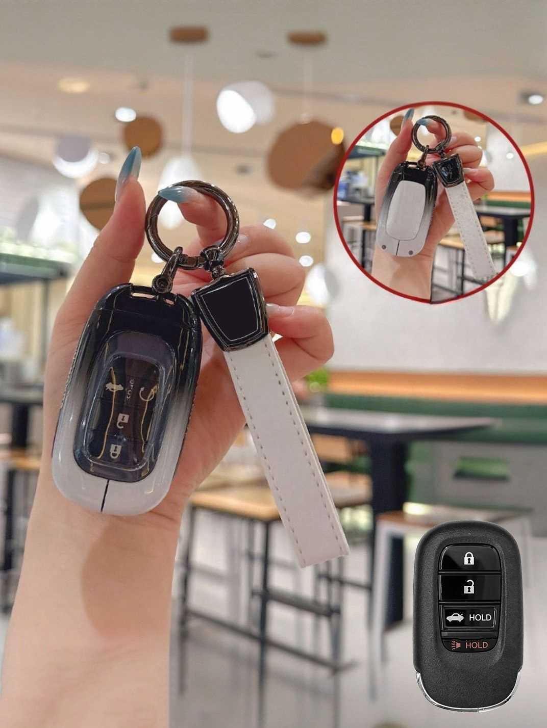 Heavy-Duty Zinc Alloy Honda Key Fob Cover