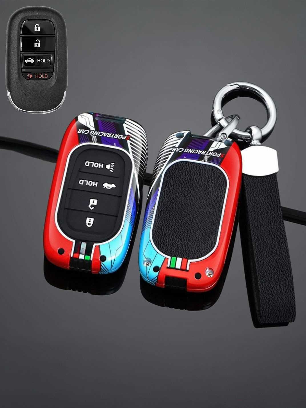 Premium Alloy Honda Key Fob Cover