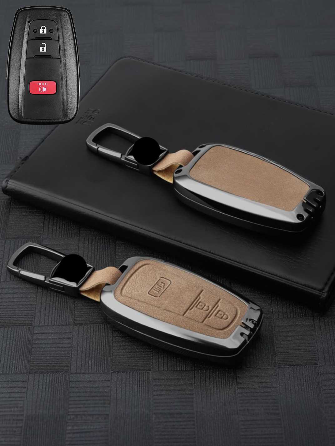 Genuine Alcantara Toyota Key Fob Cover