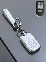 Honda Key Genuine Leather & Metal Frame