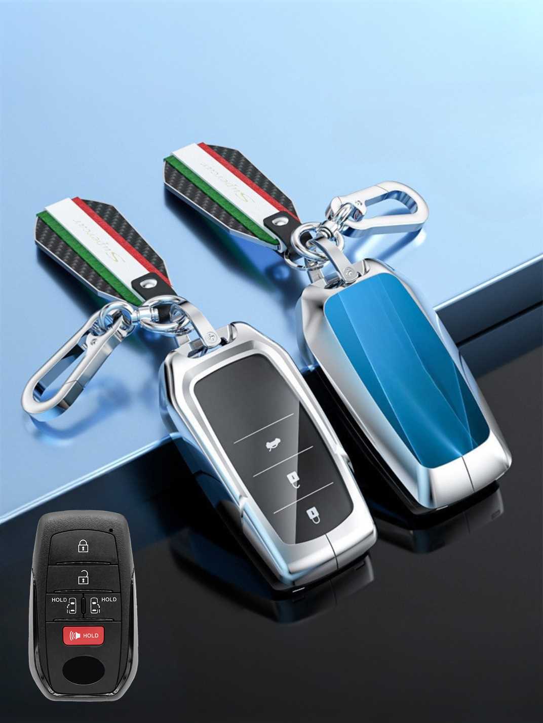 Visible Button Toyota Key Protector Shell
