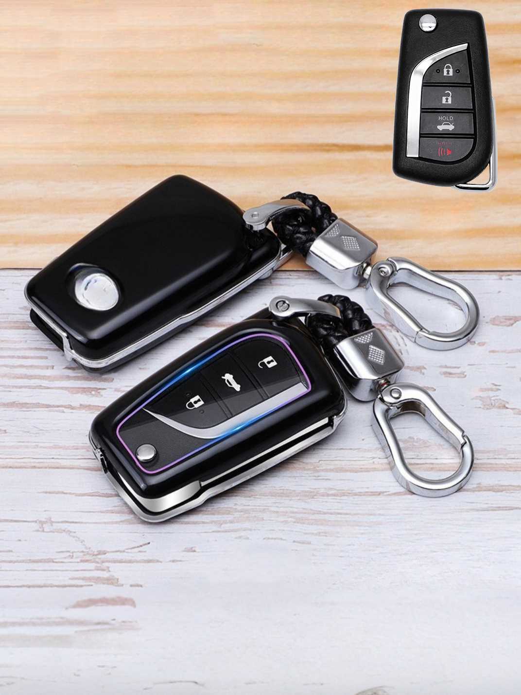 Premium Visible-Button Toyota Key Shell