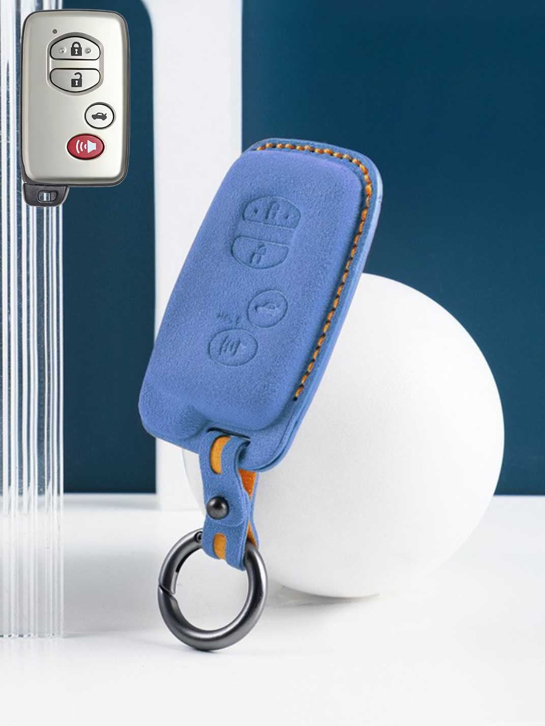 Genuine Alcantara Toyota Key Fob Cover