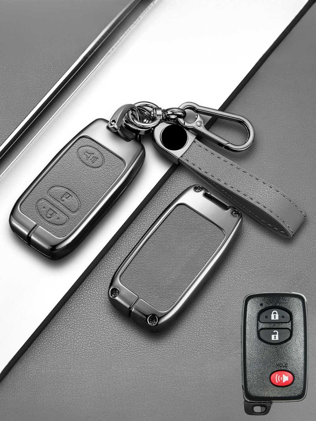 Premium Genuine Leather Toyota Key Cover