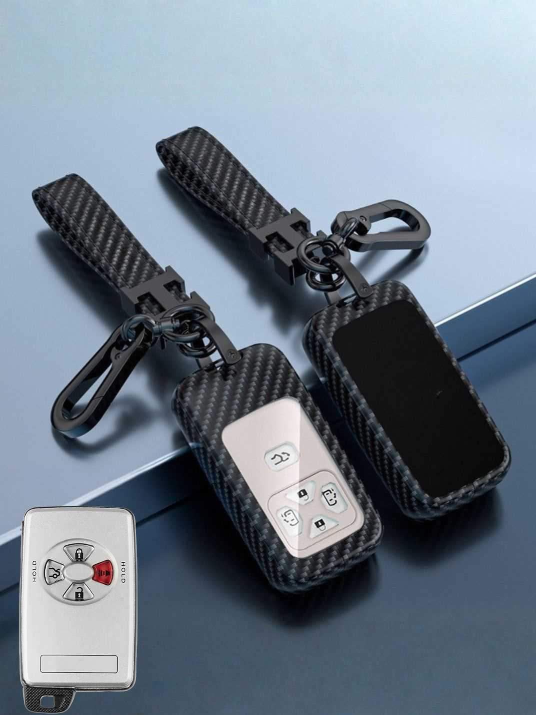 Visible Button Toyota Key Protector Shell