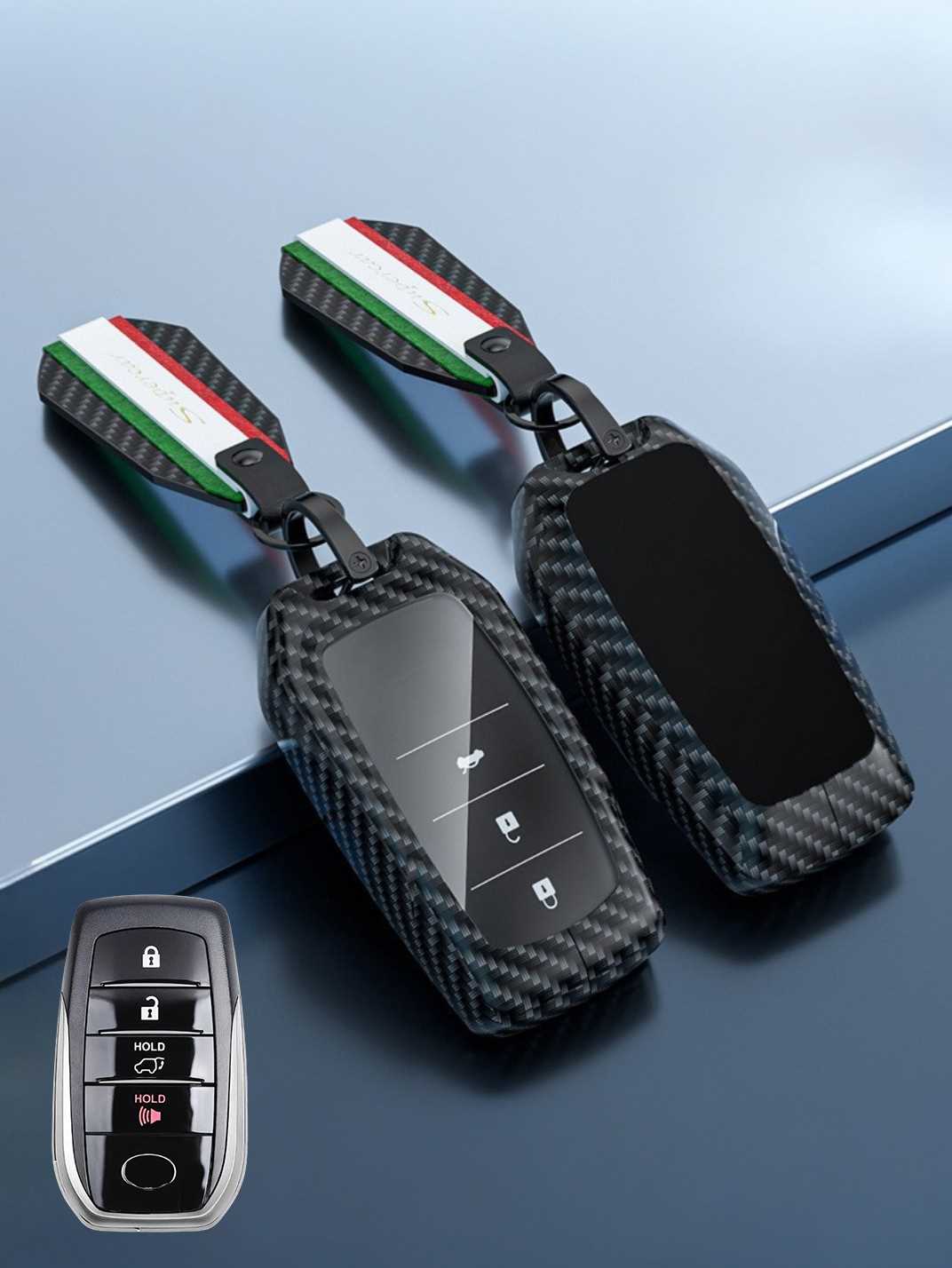 Heavy-Duty Zinc Alloy Toyota Key Fob Cover