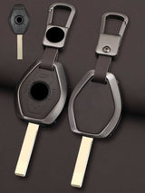 BMW Key Genuine Leather & Metal Frame