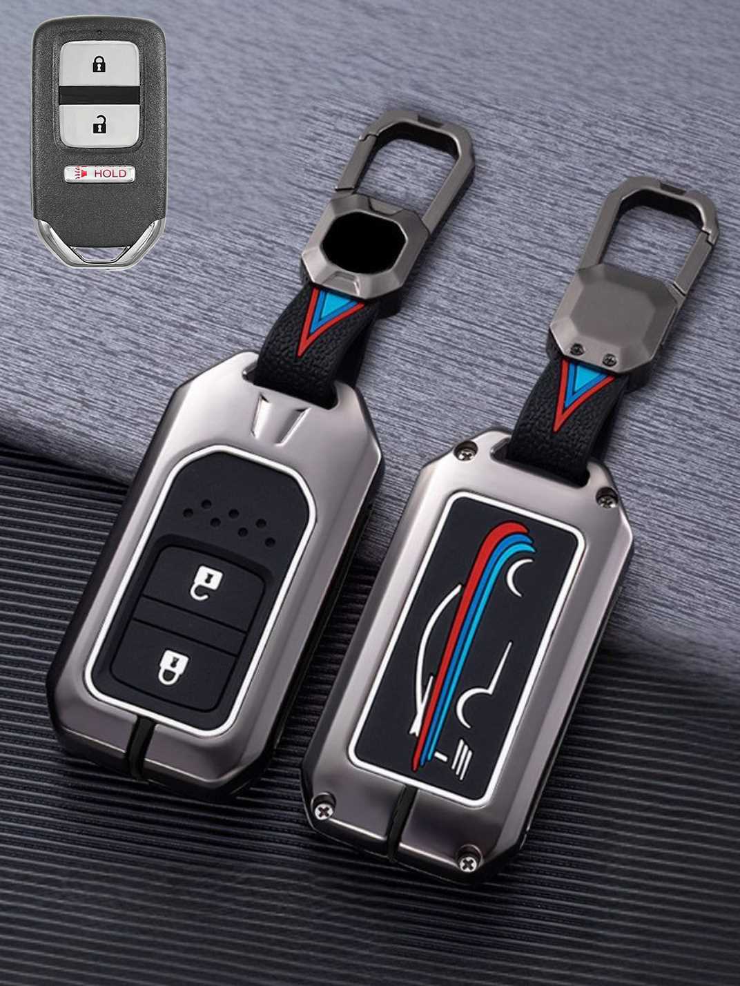 Luxury Colored Alloy Honda Key Fob Case