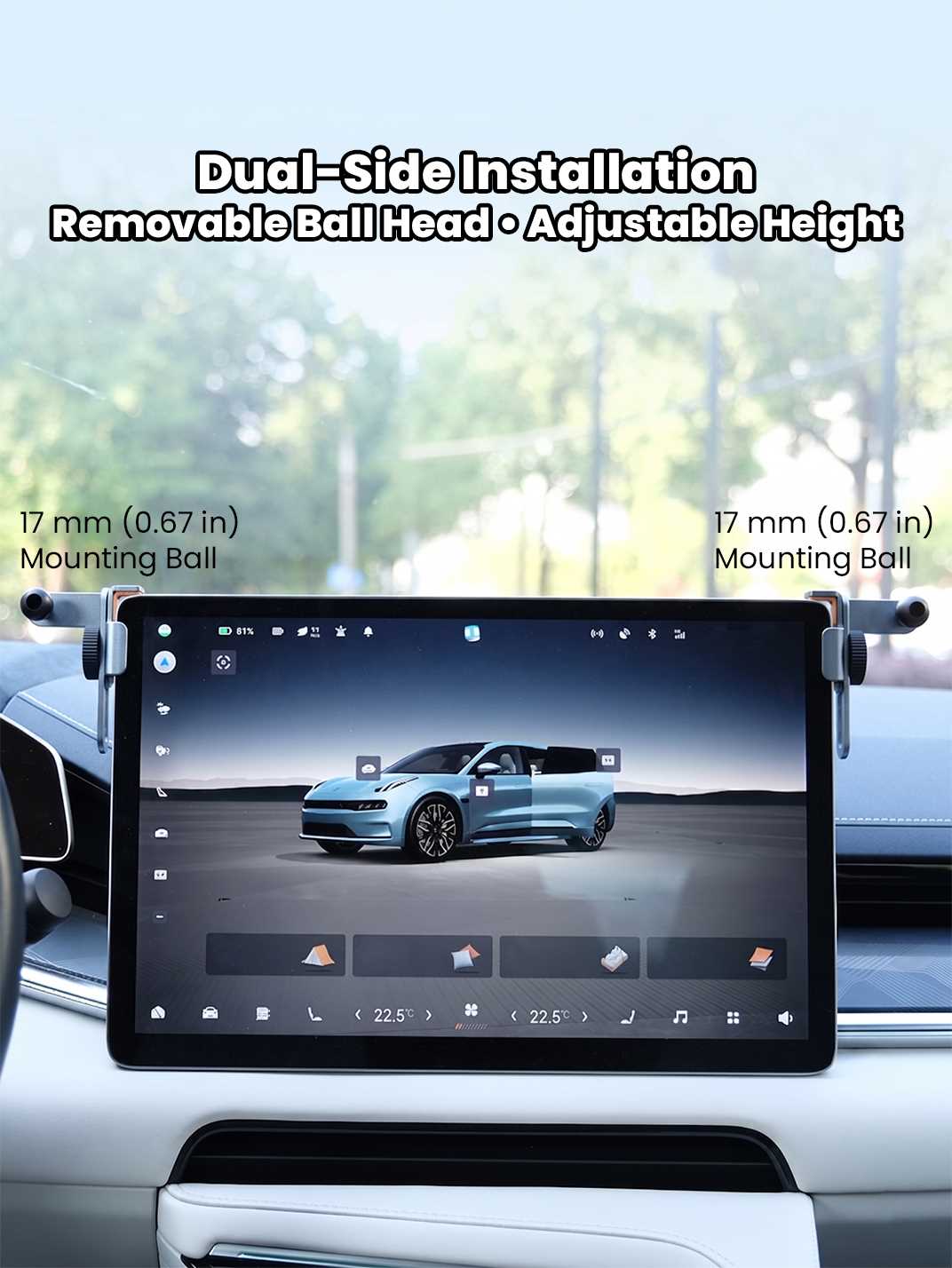 Martoffes™ Adjustable Screen Phone Mount