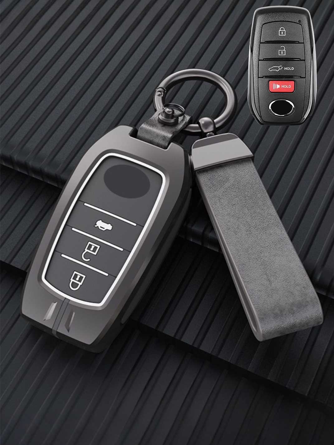 Luxury Colored Alloy Toyota Key Fob Case