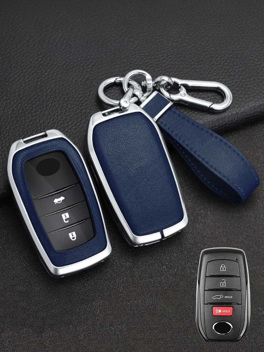Premium Visible-Button Toyota Key Shell