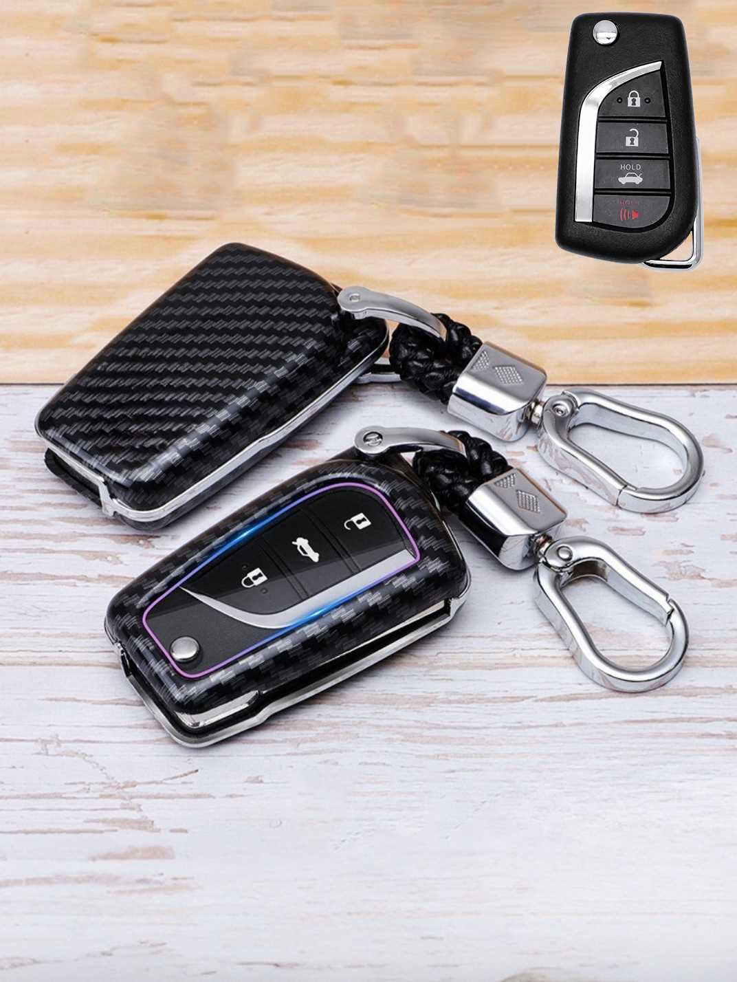 Premium Visible-Button Toyota Key Shell