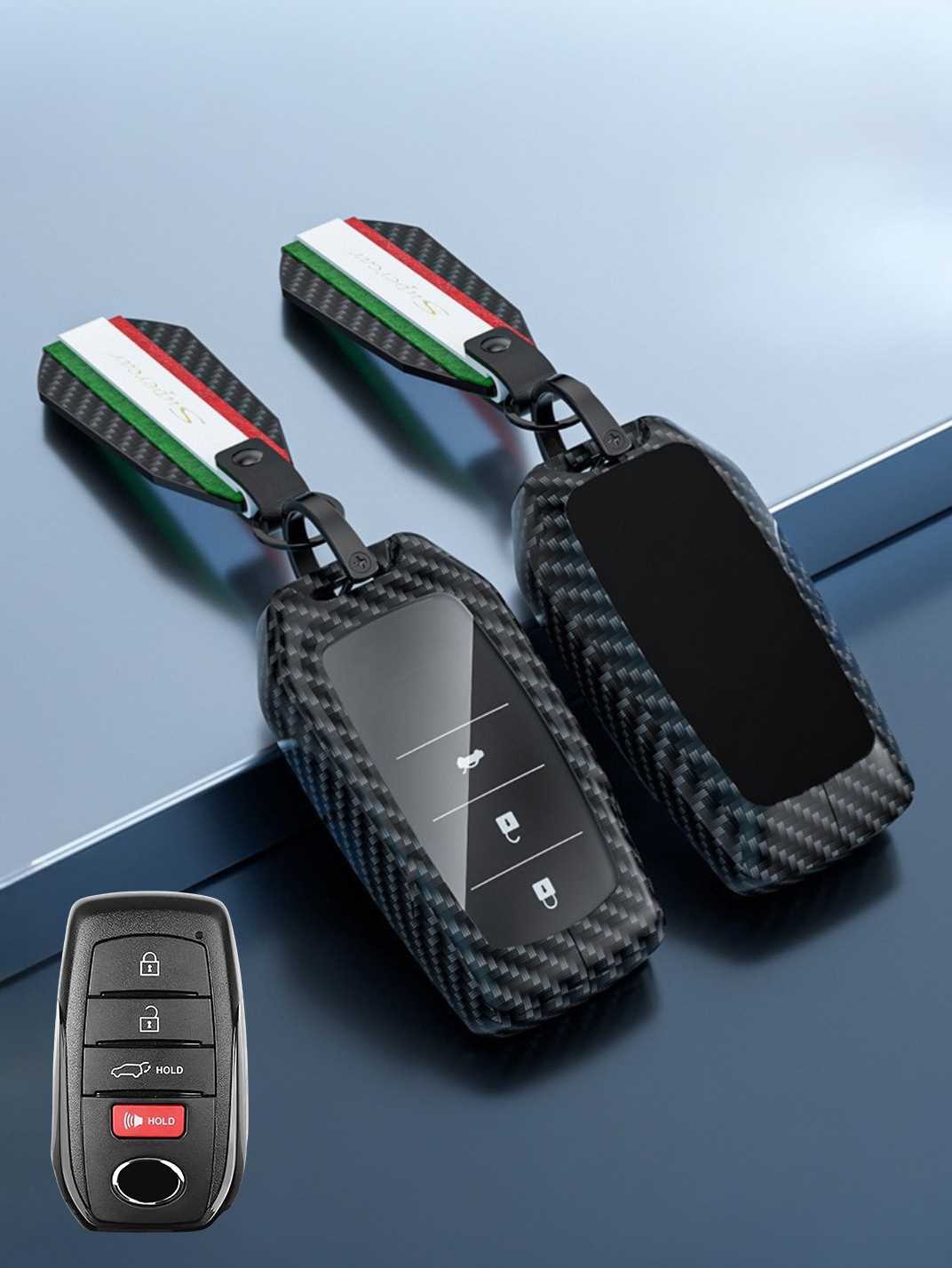Visible Button Toyota Key Protector Shell