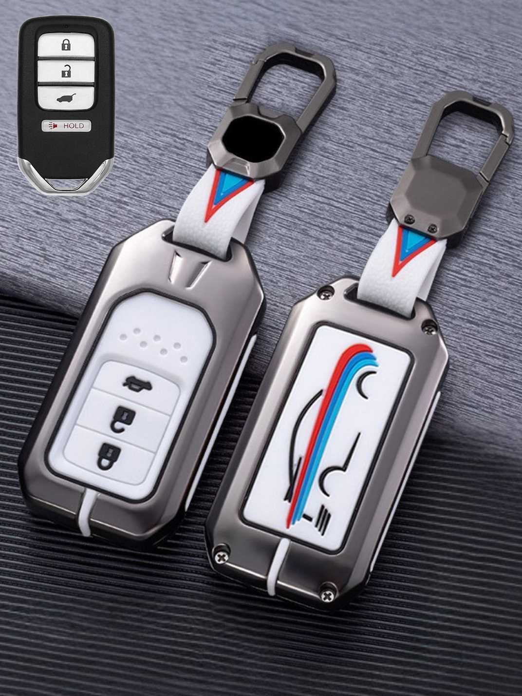 Luxury Colored Alloy Honda Key Fob Case