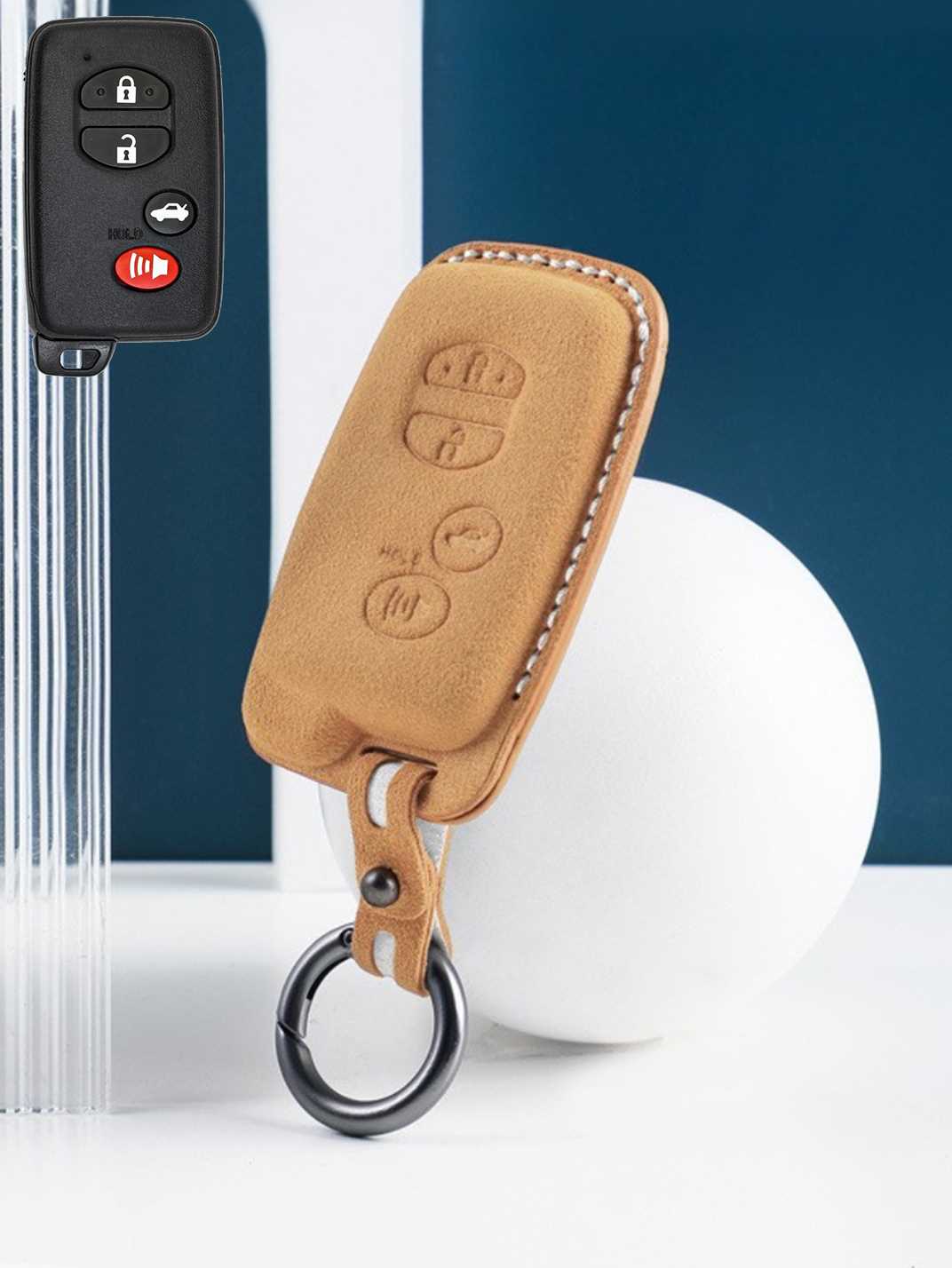 Genuine Alcantara Toyota Key Fob Cover