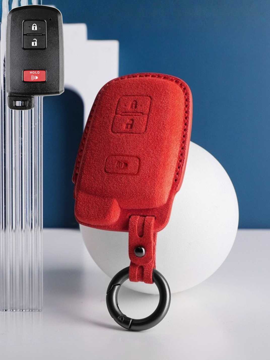 Genuine Alcantara Toyota Key Fob Cover