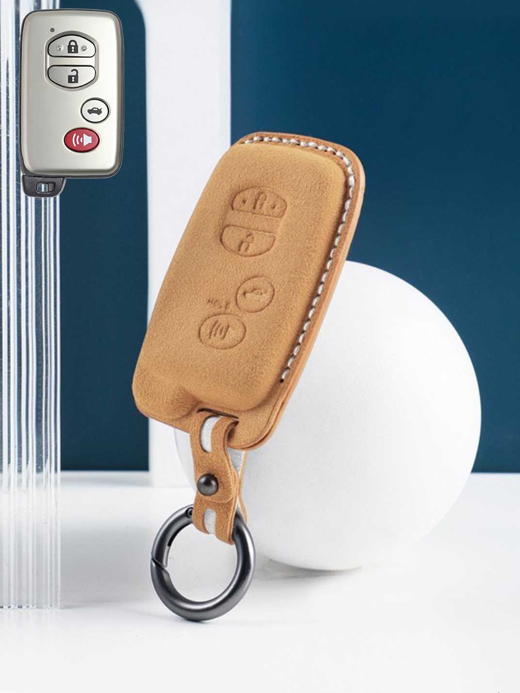 Genuine Alcantara Toyota Key Fob Cover