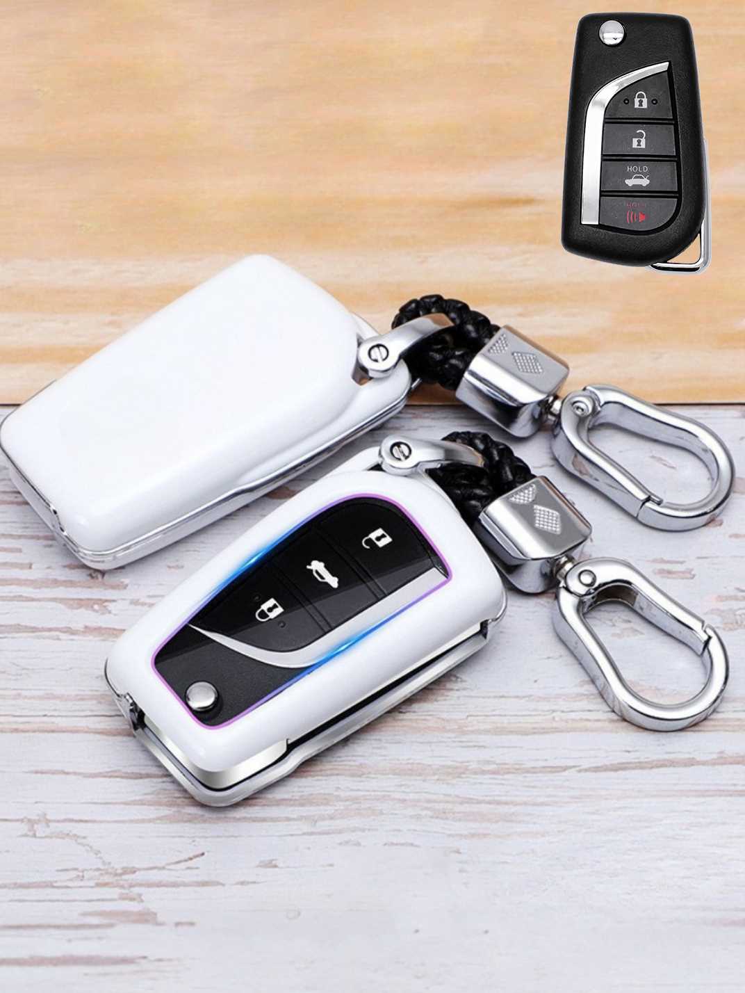 Premium Visible-Button Toyota Key Shell