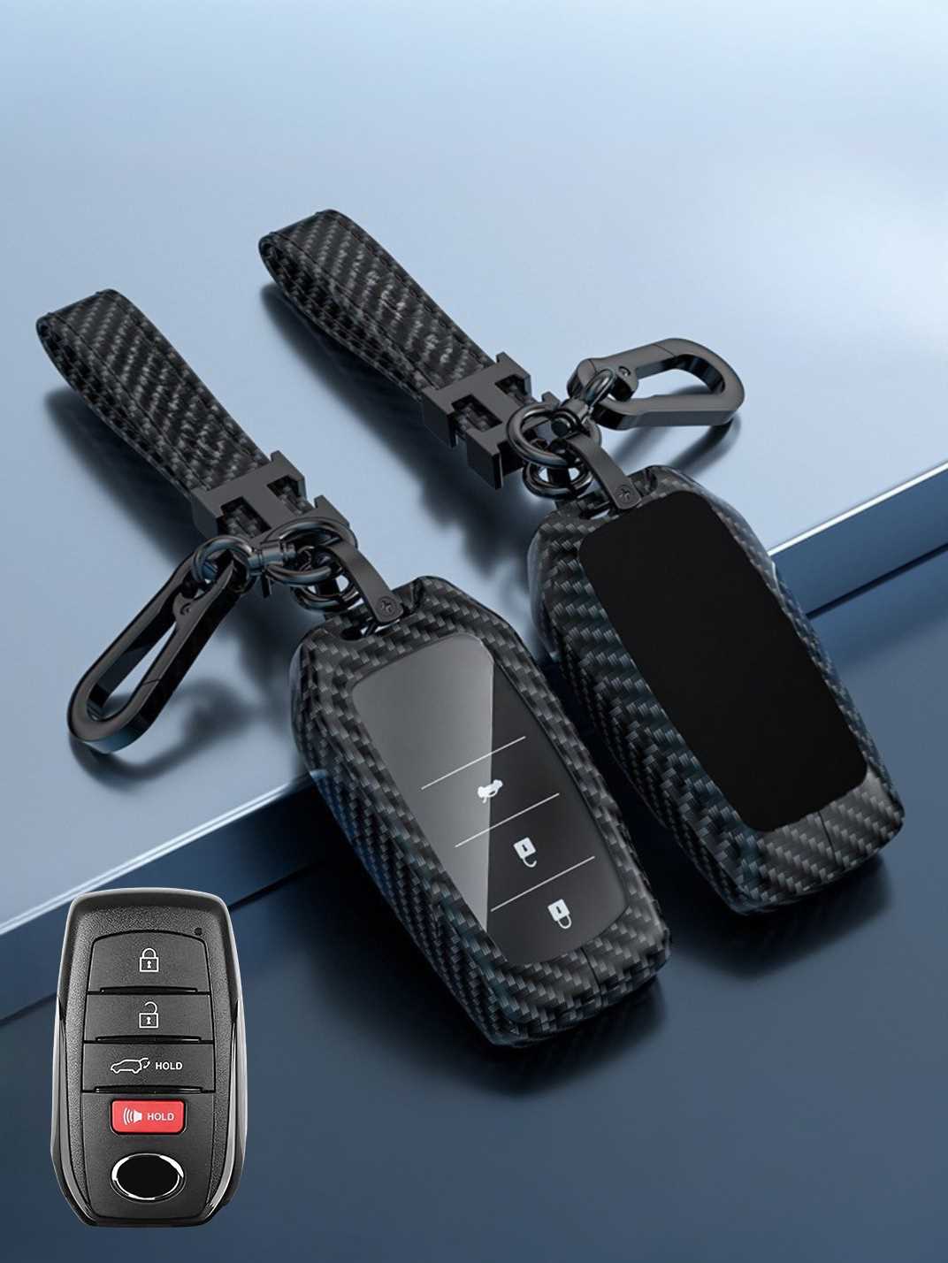 Visible Button Toyota Key Protector Shell