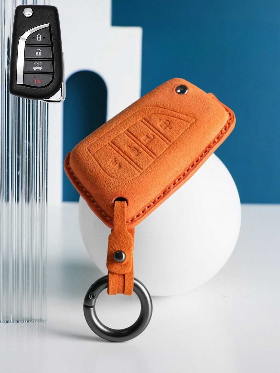 Genuine Alcantara Toyota Key Fob Cover