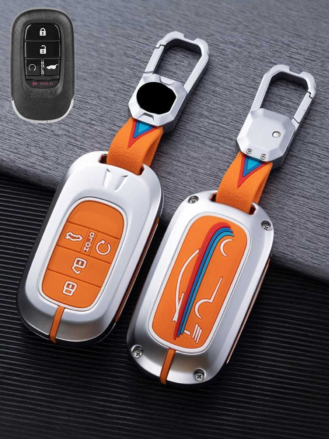 Luxury Colored Alloy Honda Key Fob Case