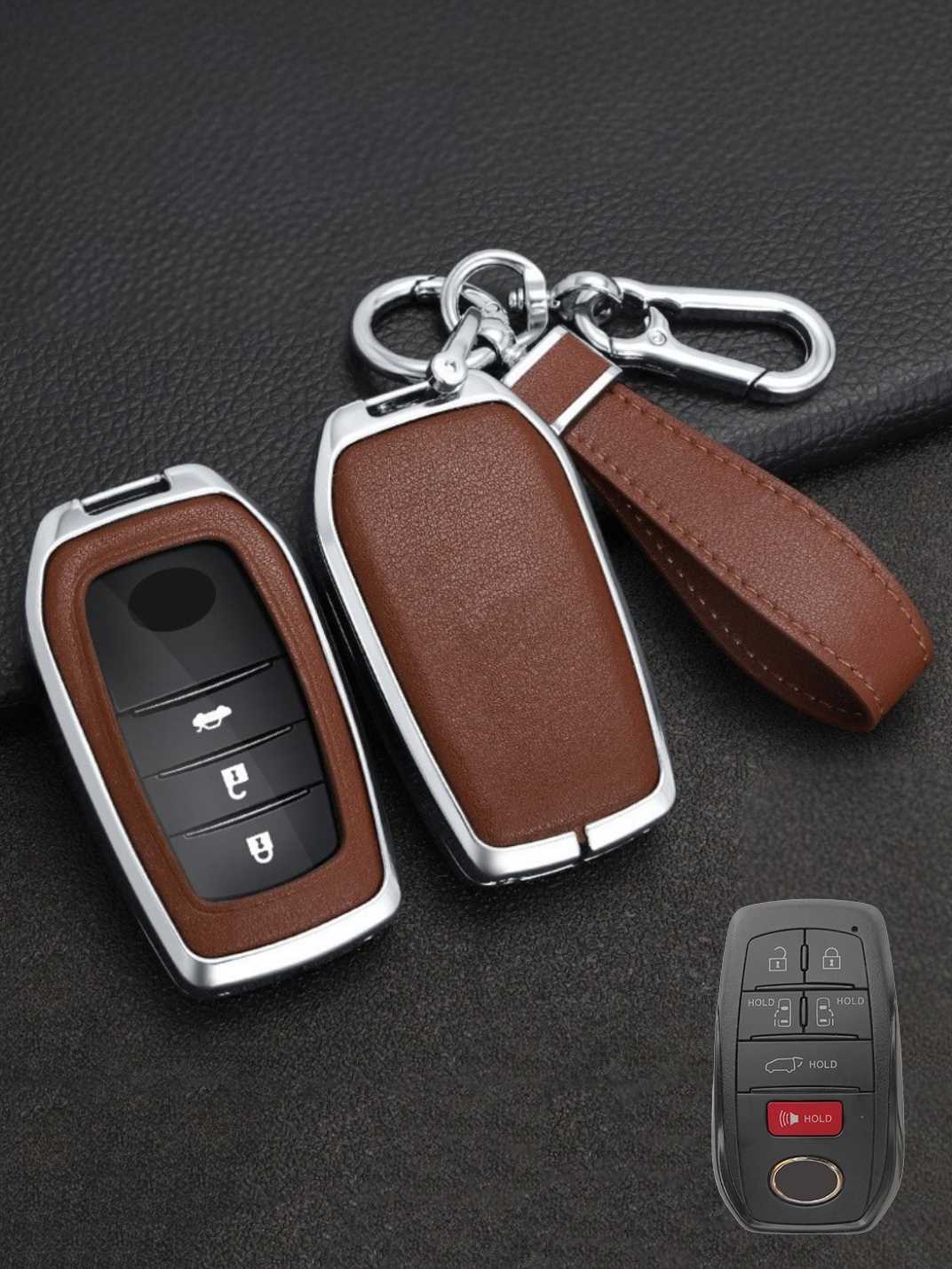 Premium Visible-Button Toyota Key Shell