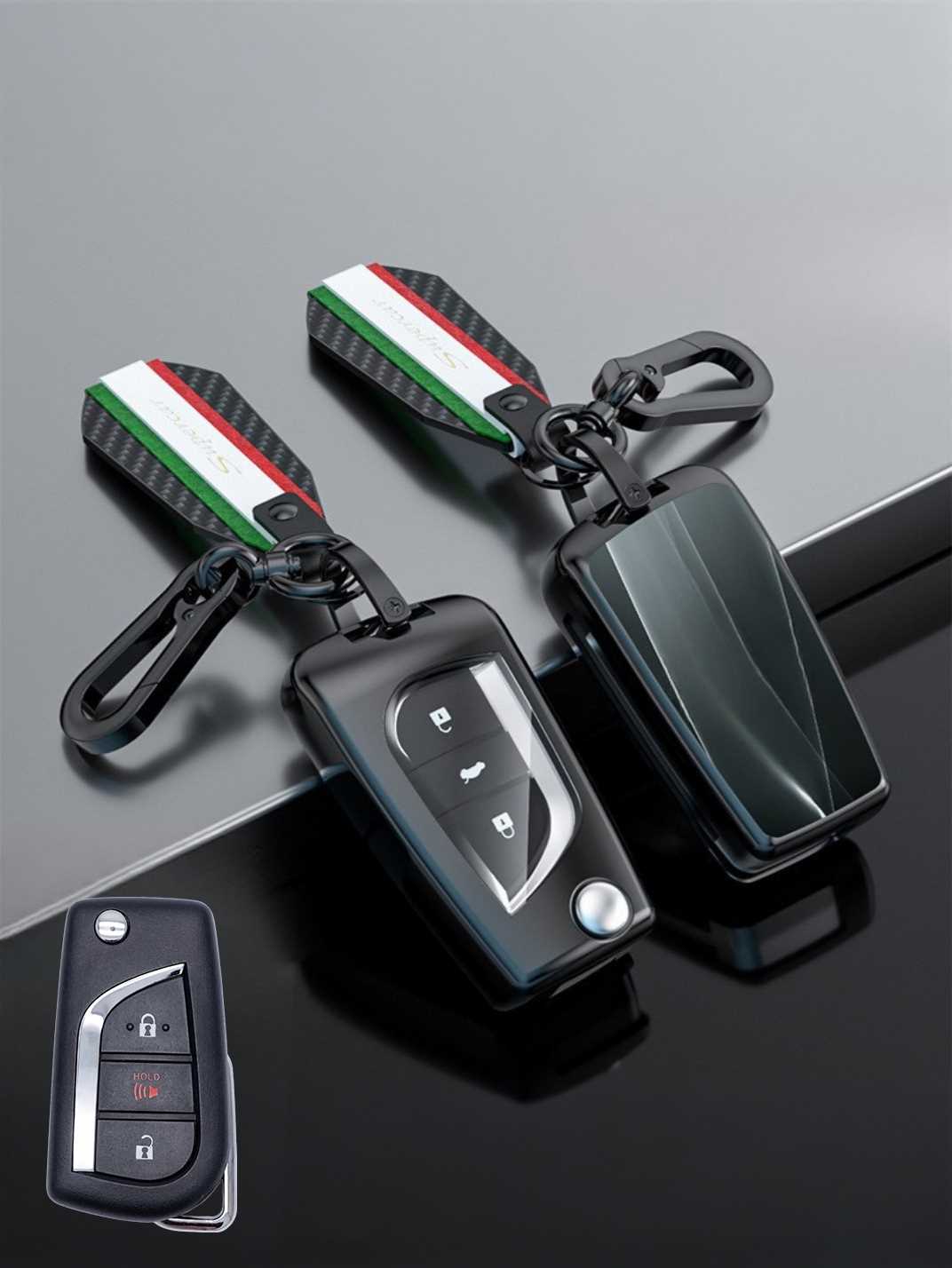 Visible Button Toyota Key Protector Shell