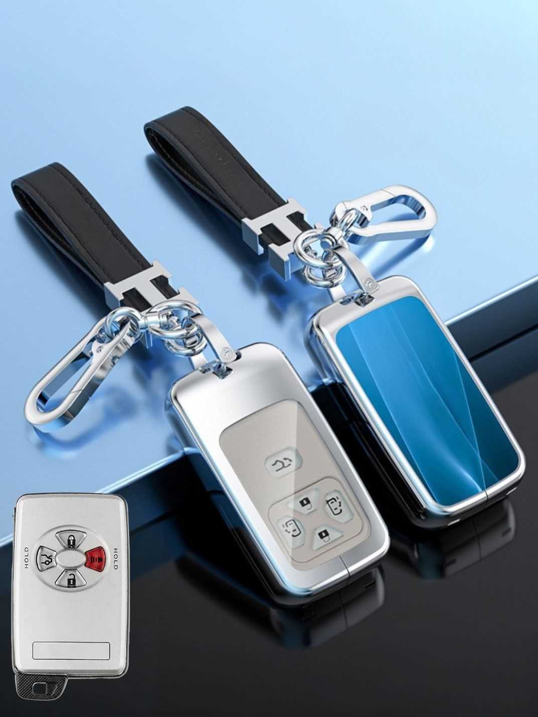 Visible Button Toyota Key Protector Shell