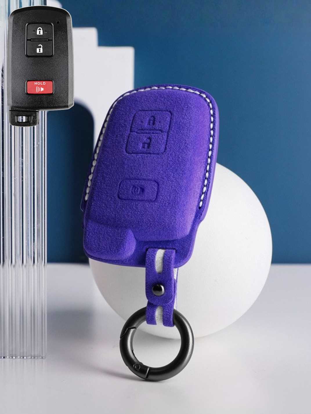 Genuine Alcantara Toyota Key Fob Cover