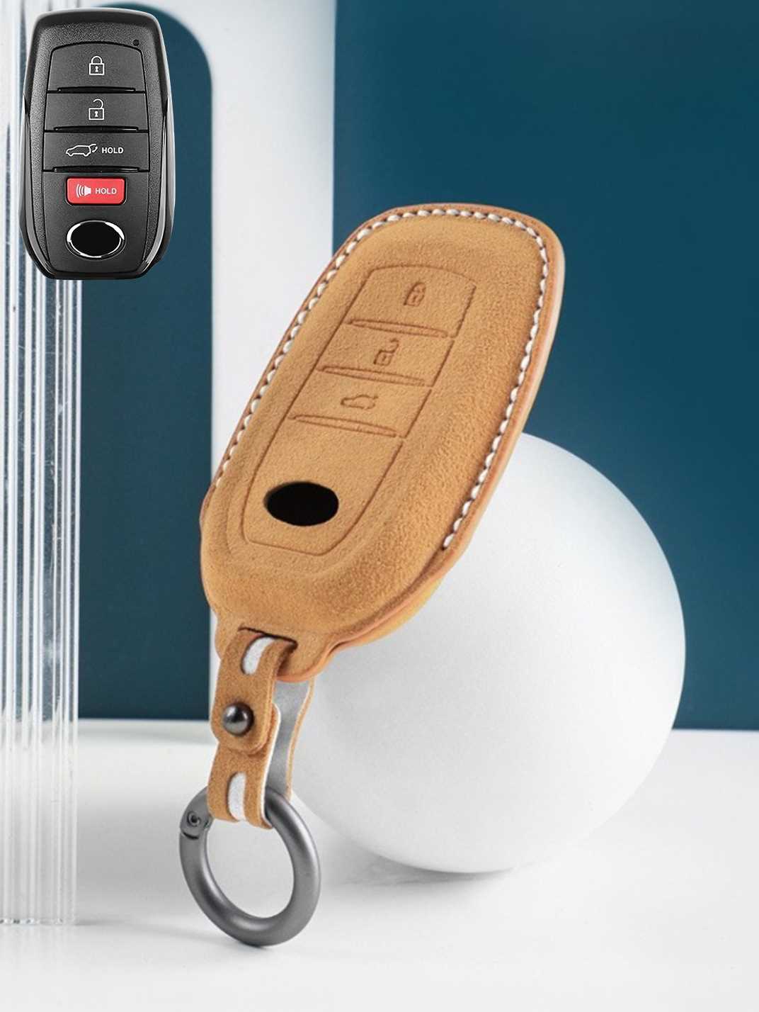 Genuine Alcantara Toyota Key Fob Cover