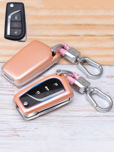 Premium Visible-Button Toyota Key Shell