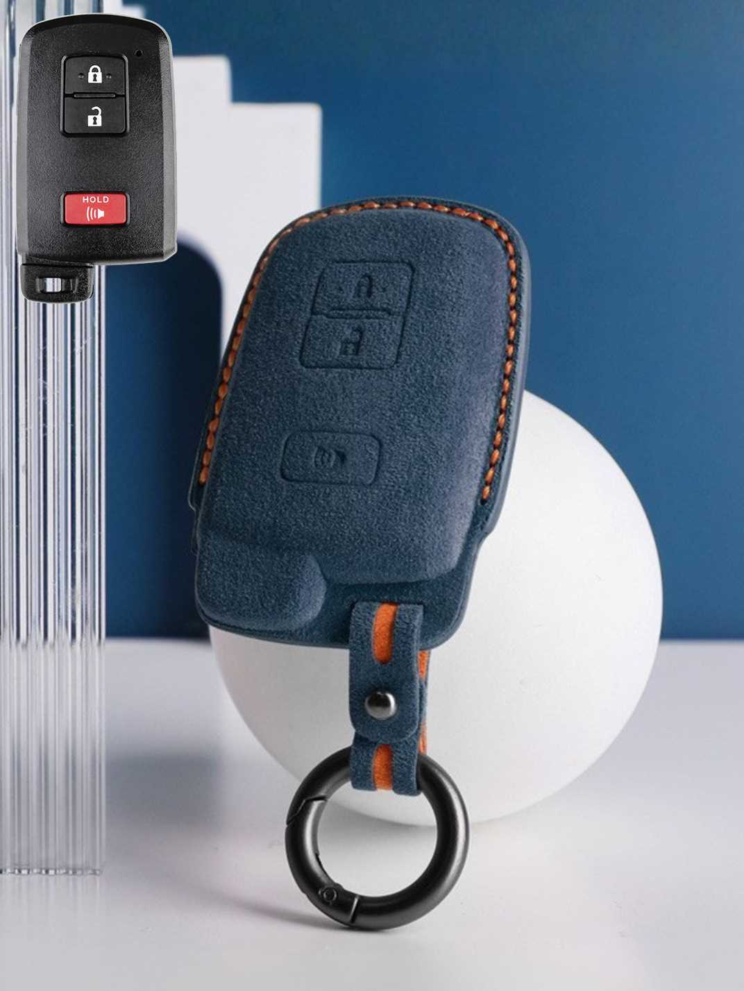 Genuine Alcantara Toyota Key Fob Cover