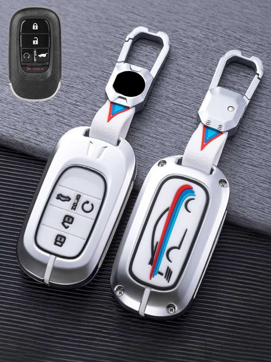 Luxury Colored Alloy Honda Key Fob Case
