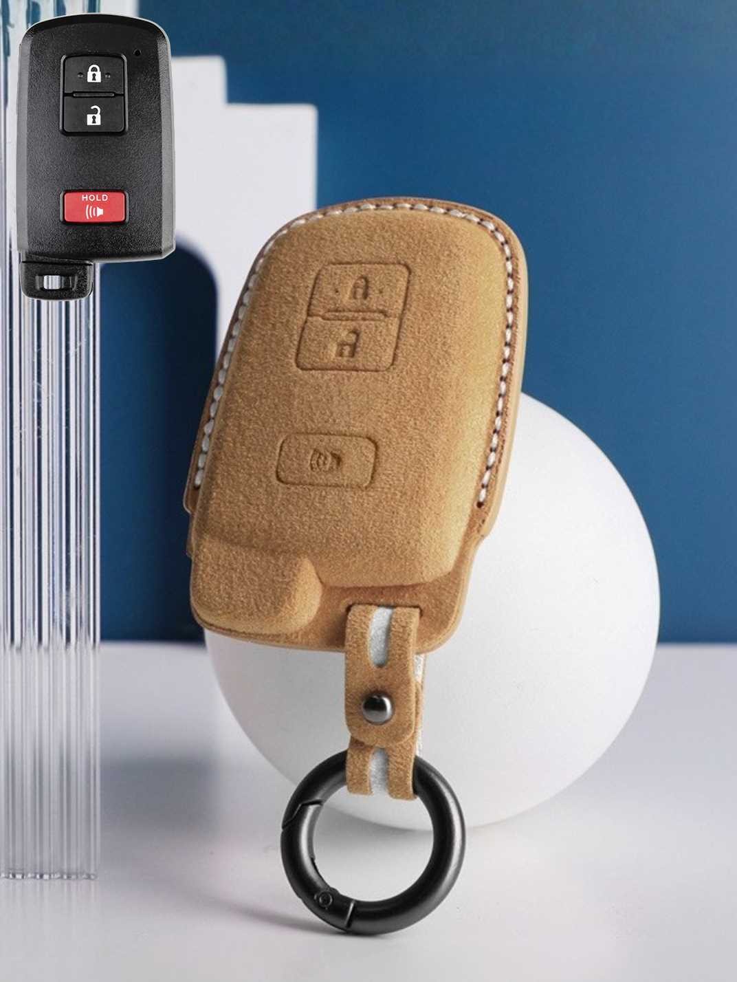Genuine Alcantara Toyota Key Fob Cover