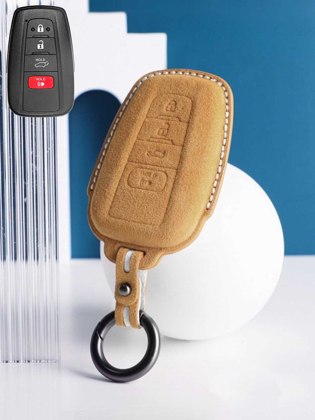 Genuine Alcantara Toyota Key Fob Cover