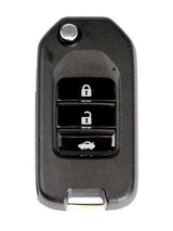 Honda Key Genuine Leather & Metal Frame