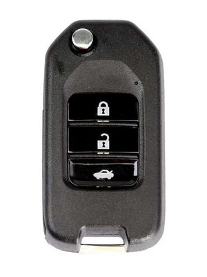 Honda Key Genuine Leather & Metal Frame