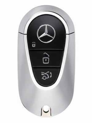 Mercedes-Benz Key Genuine Leather & Metal Frame