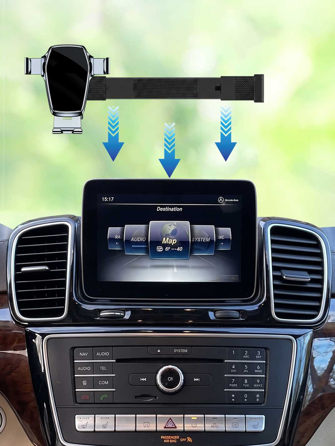 Martoffes™ Mercedes-Benz Phone Holder