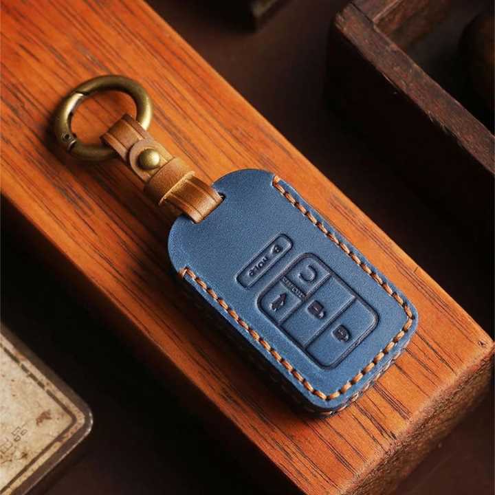 Premium Genuine Leather Honda Key Cover