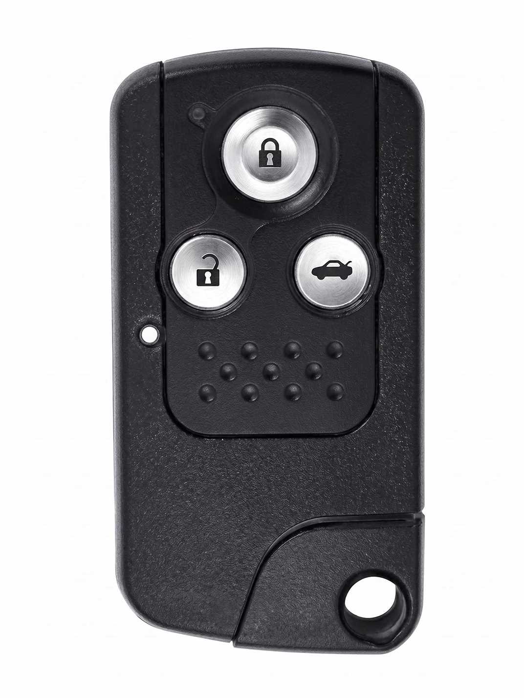 Vintage Leather Metal Alloy Honda Key Cover