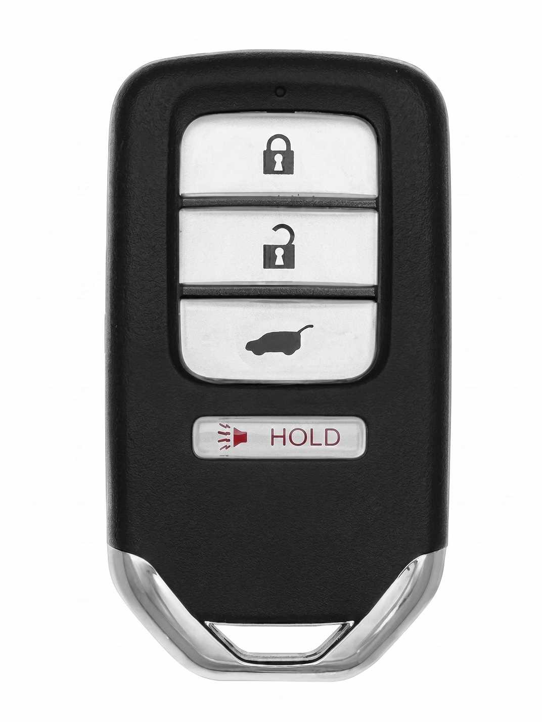 Honda Key Genuine Leather & Metal Frame
