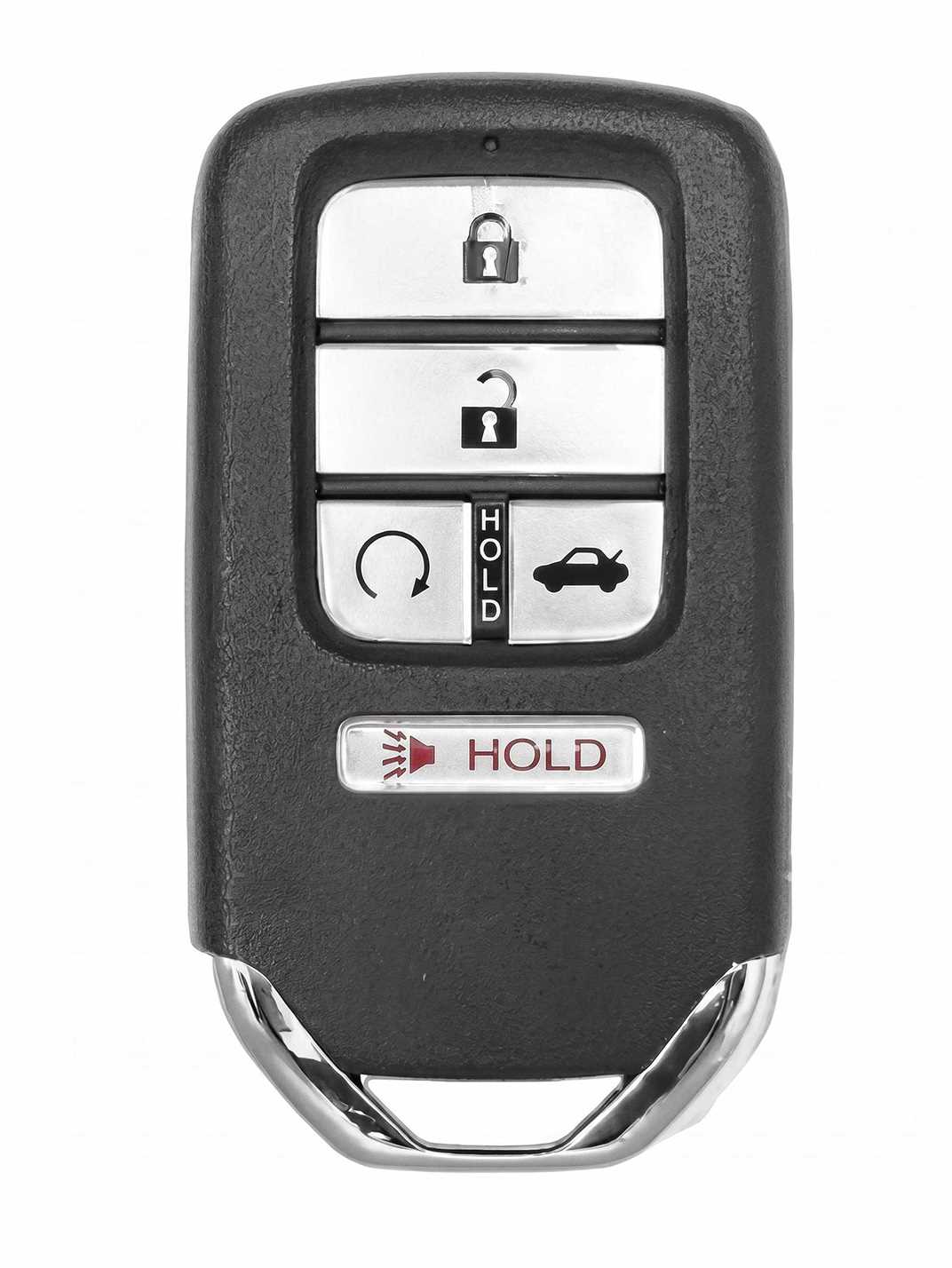 Vintage Leather Metal Alloy Honda Key Cover