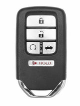 Vintage Leather Metal Alloy Honda Key Cover