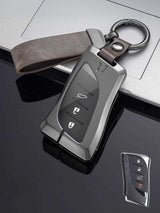 Vintage Leather Metal Alloy Lexus Key Cover