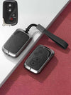 Lexus Key Fob Cover with Leather & Metal Frame