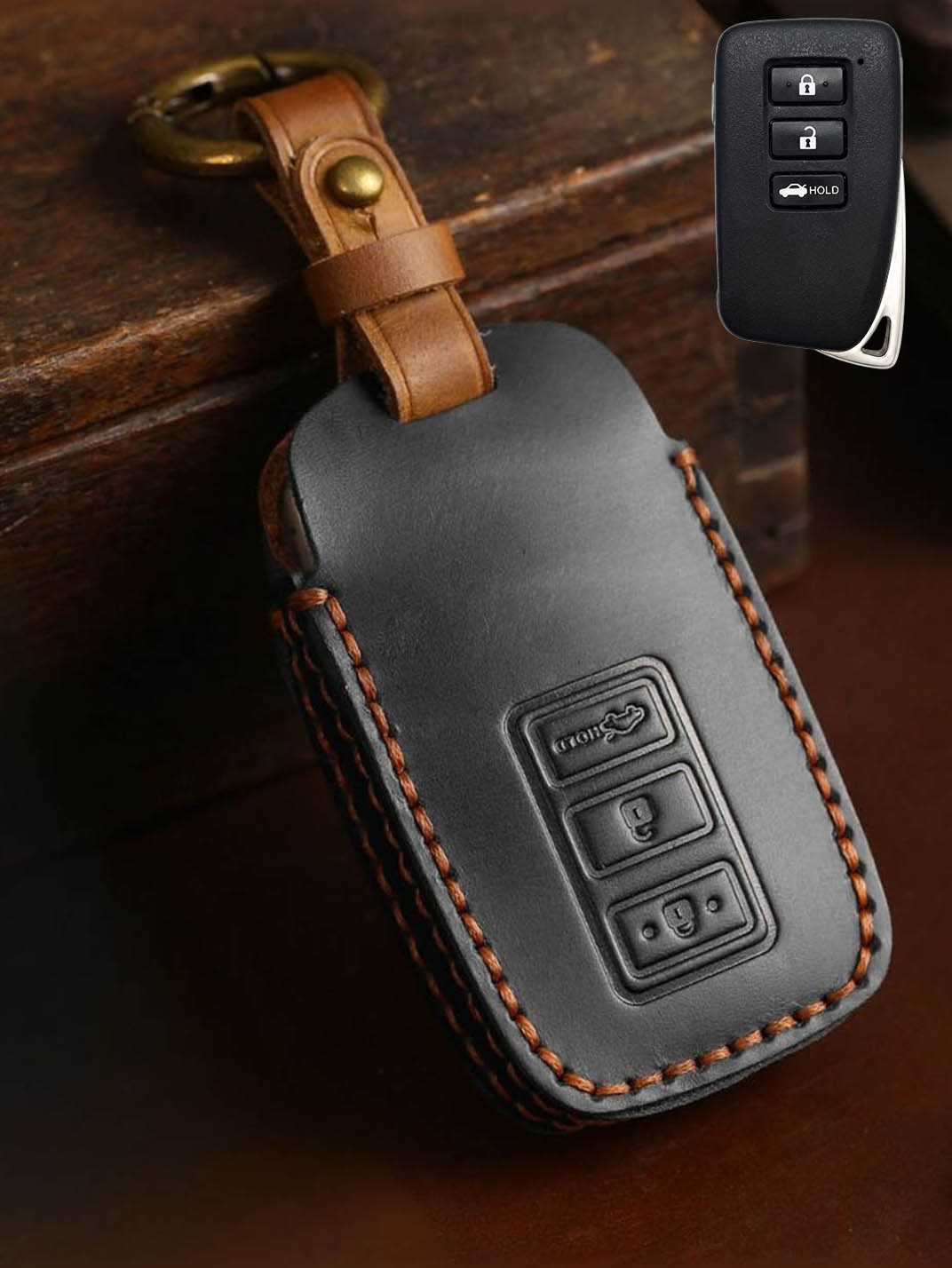 Premium Genuine Leather Lexus Key Cover