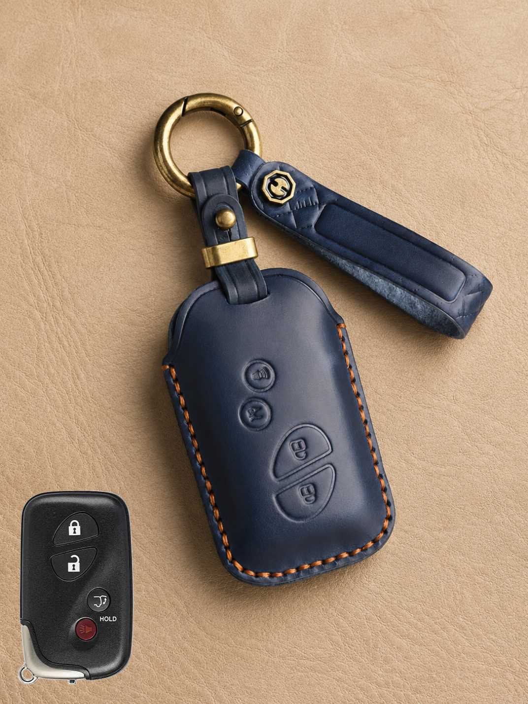 Premium Genuine Leather Lexus Key Cover